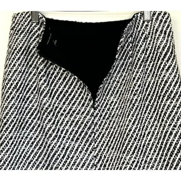 NWOT ANN TAYLOR DIAGONAL TWEED PENCIL SKIRT SIZE 4 - Picture 9 of 10